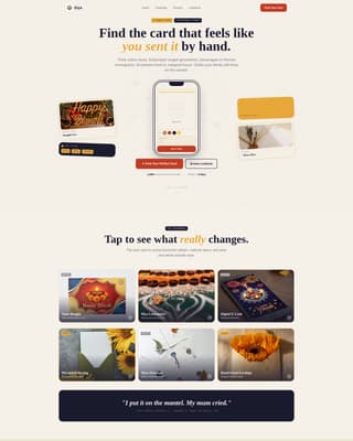 Diya - Festive Stationery Landing Page Template
