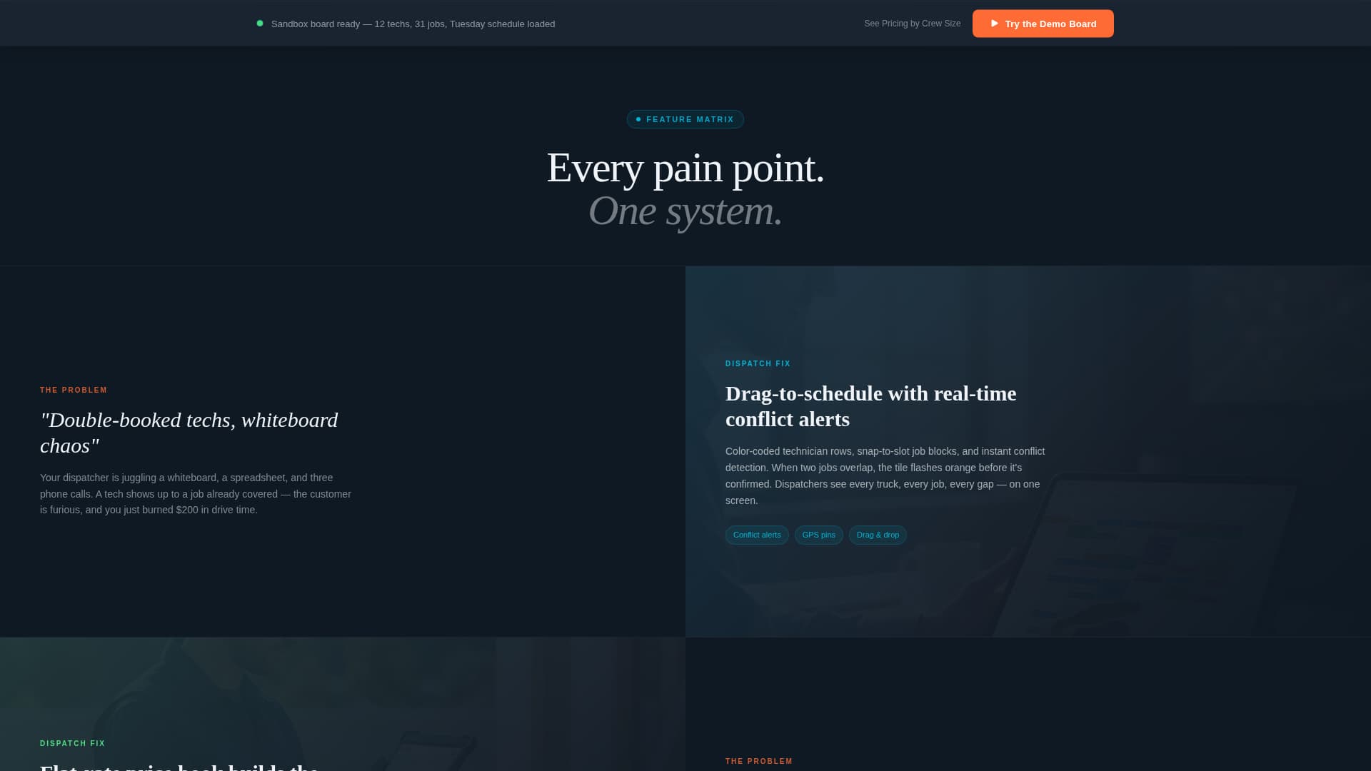 Dispatch - Powerful Field Services Landing Page Template