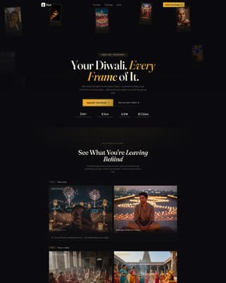 Diwali Business Booking Website Template