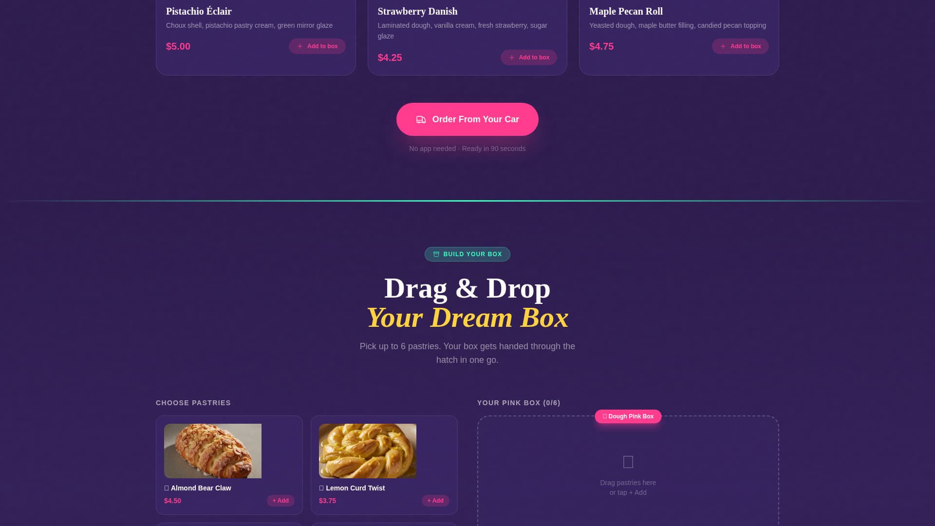 Drive-Through Business Advanced Professional Website Template