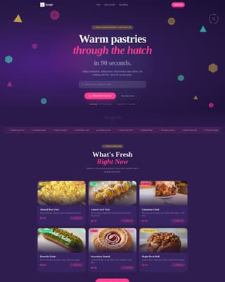 Drive-Through Business Advanced Professional Website Template
