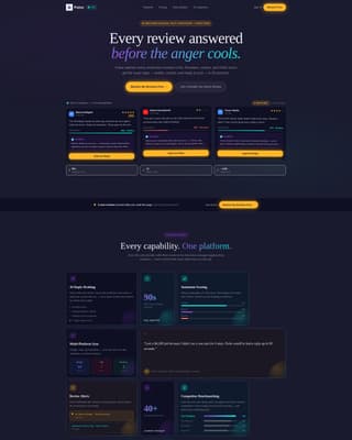 Pulse - Intelligent Reputation Landing Page Template