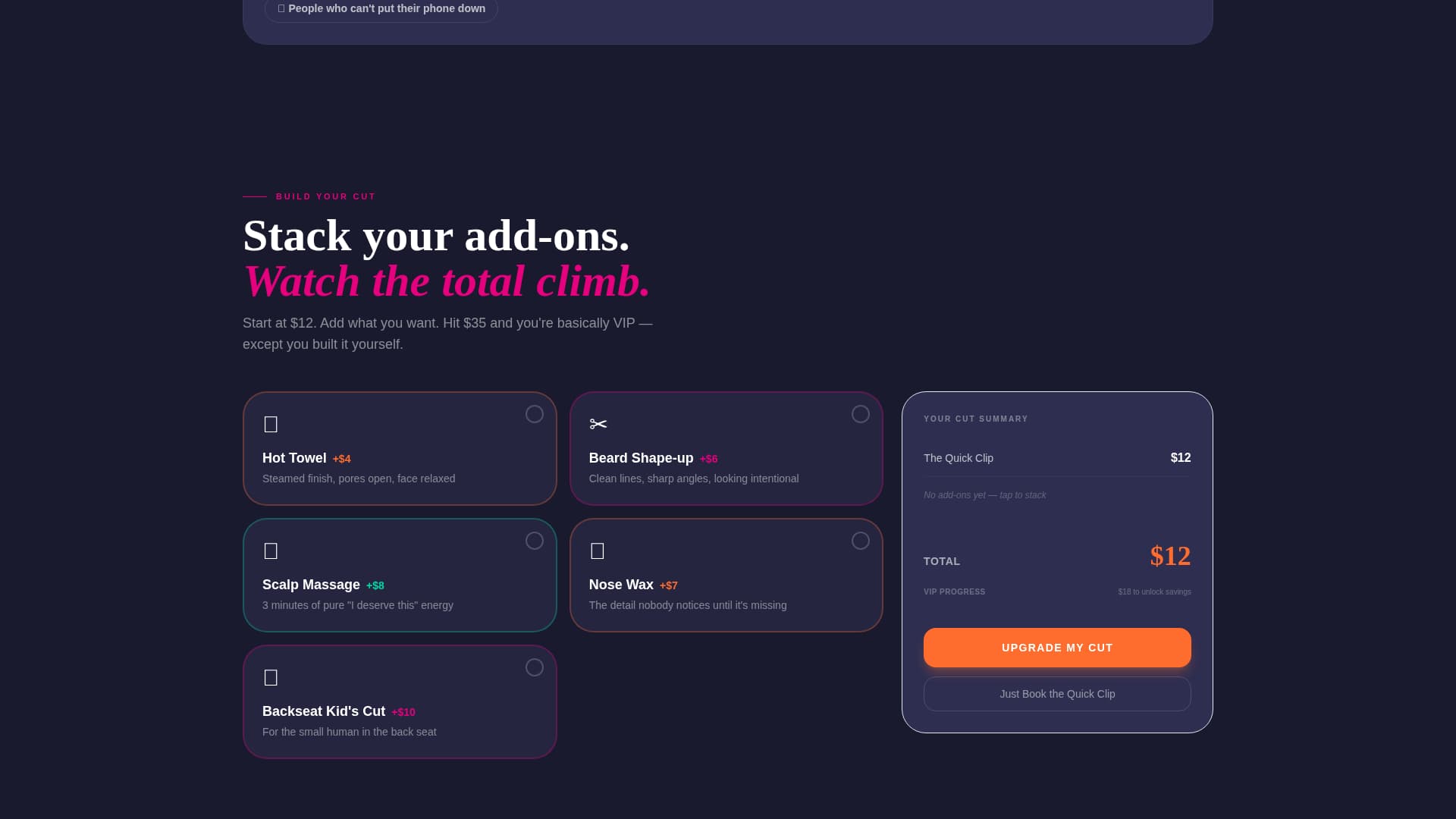 Drive-Through Business Booking Website Template