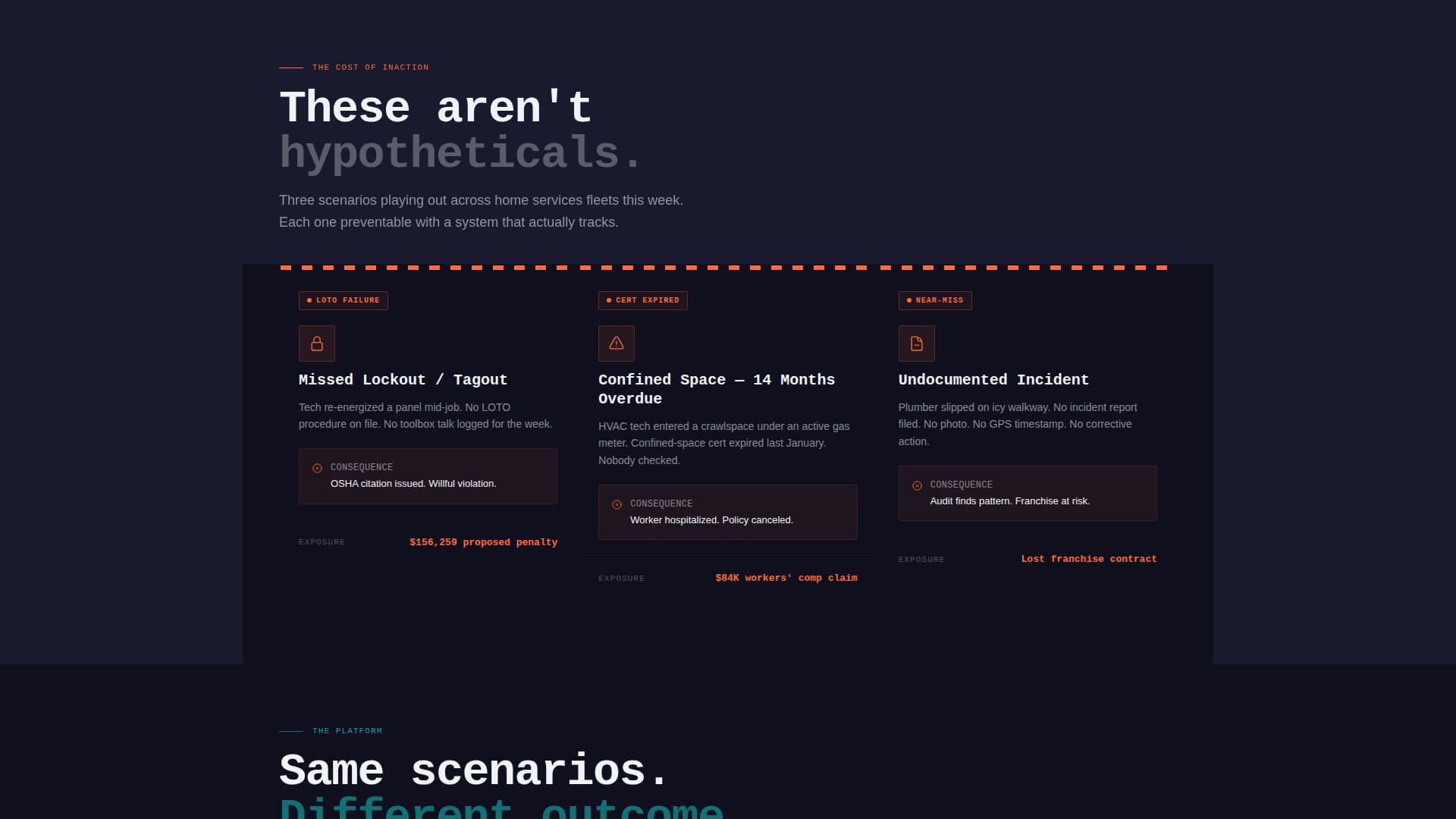 Comply - Powerful Safety Landing Page Template
