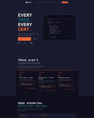 Comply - Powerful Safety Landing Page Template
