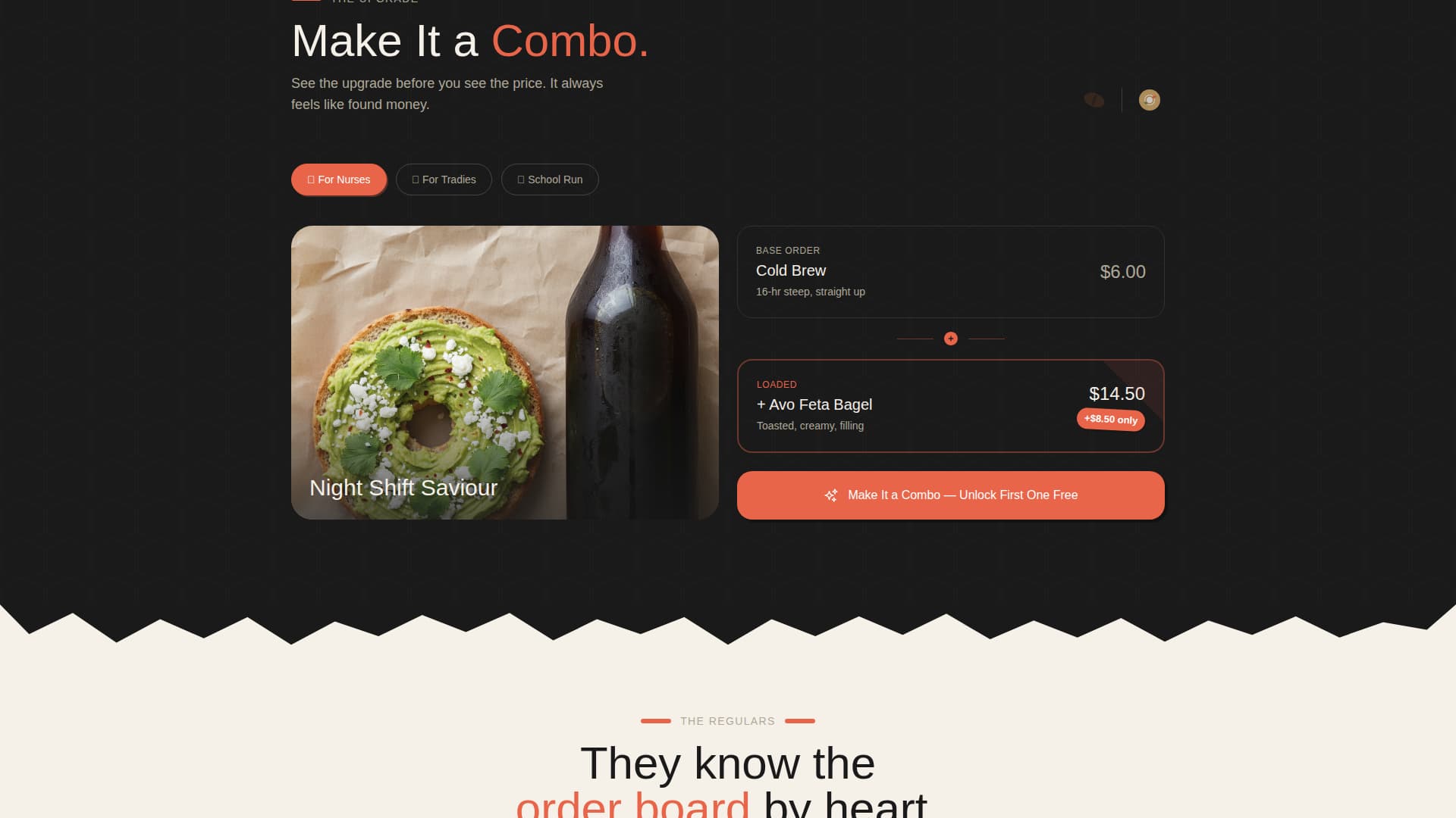 Drive-Through Business Pricing Website Template