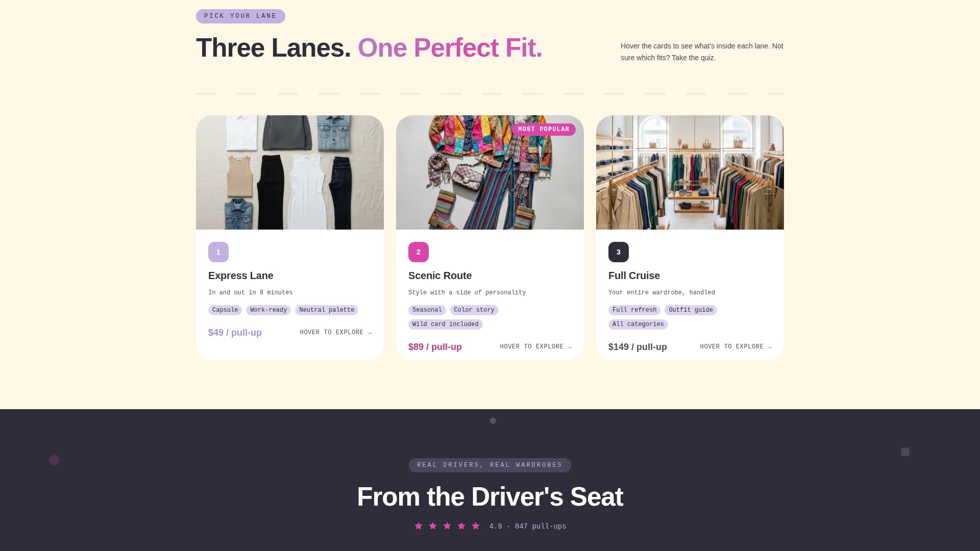 Drive-Through Business Specialist Professional Website Template