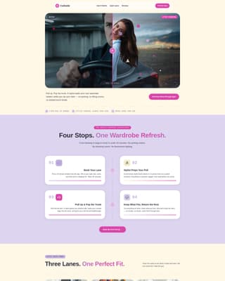 Drive-Through Business Specialist Professional Website Template