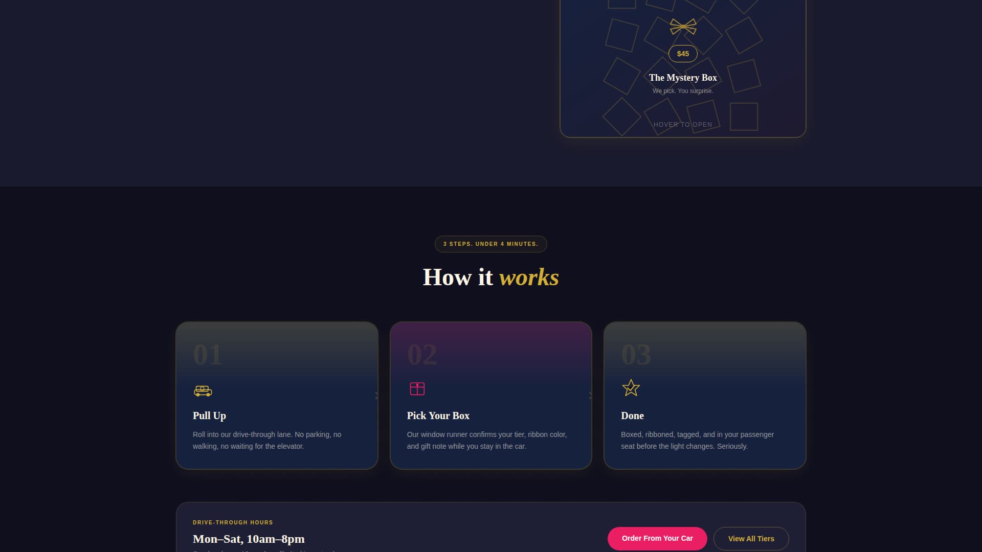 Drive-Through Business Professional Website Template