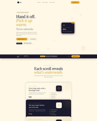 Drive-Through Business Booking Website Template