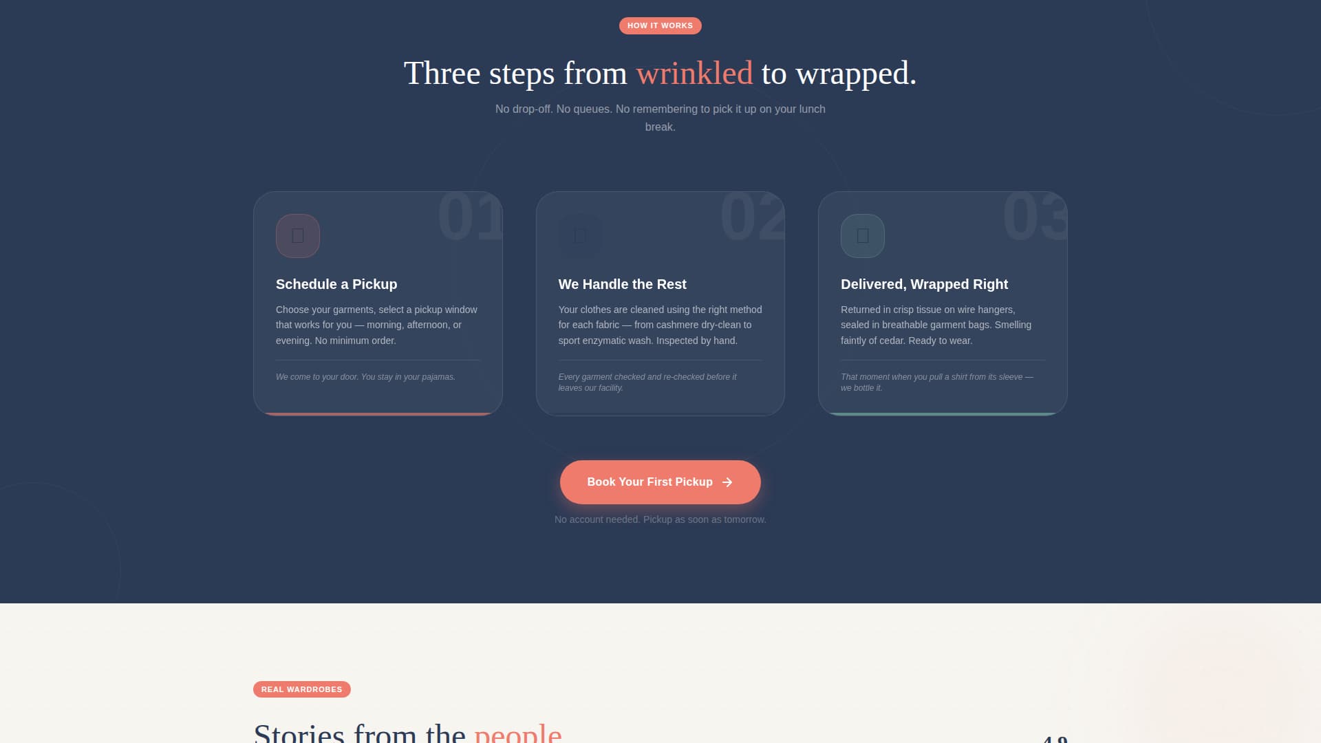Local Brick & Mortar Business Booking Website Template