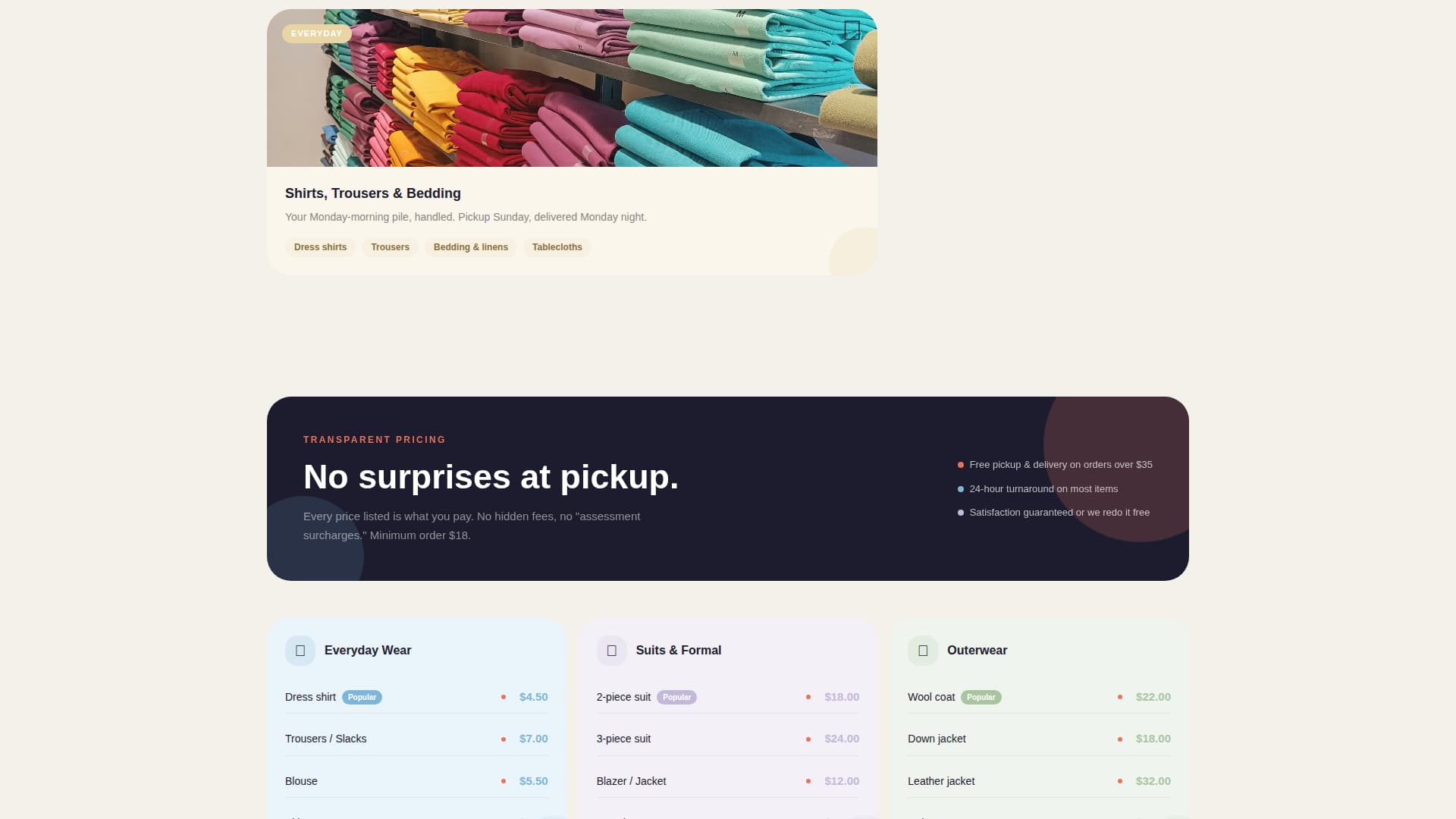 Local Brick & Mortar Business Specialist Booking Website Template