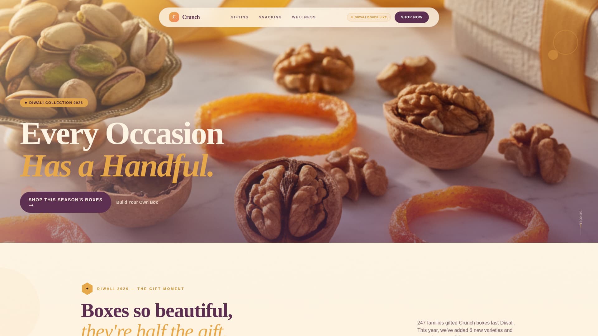 Indian Specialty Retail Professional Website Template