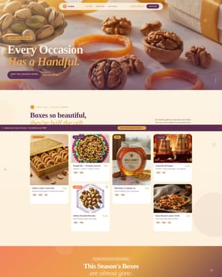 Indian Specialty Retail Professional Website Template