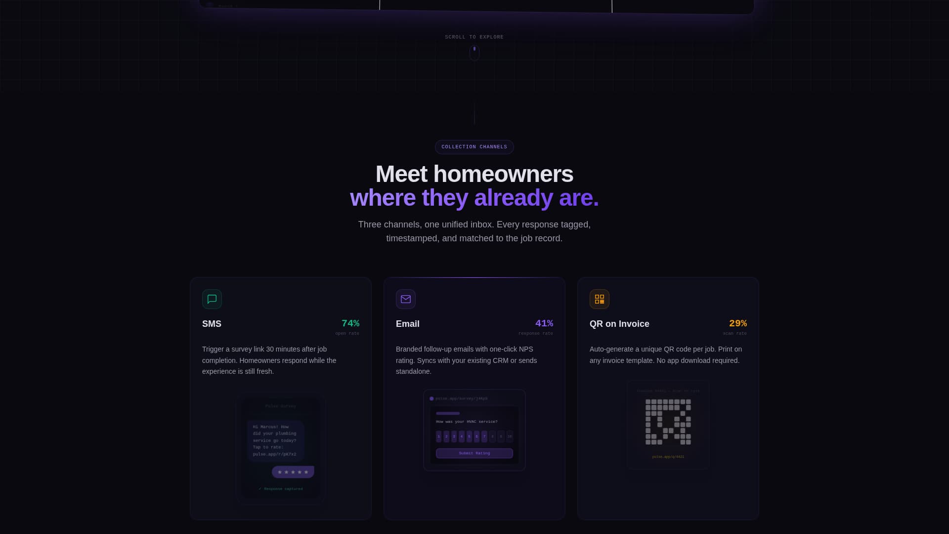 Pulse - Powerful Feedback Landing Page Template
