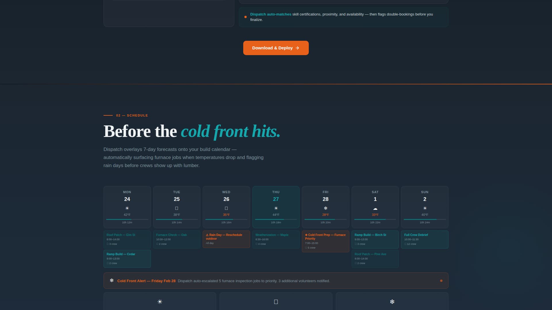 Dispatch - Powerful Volunteer Landing Page Template