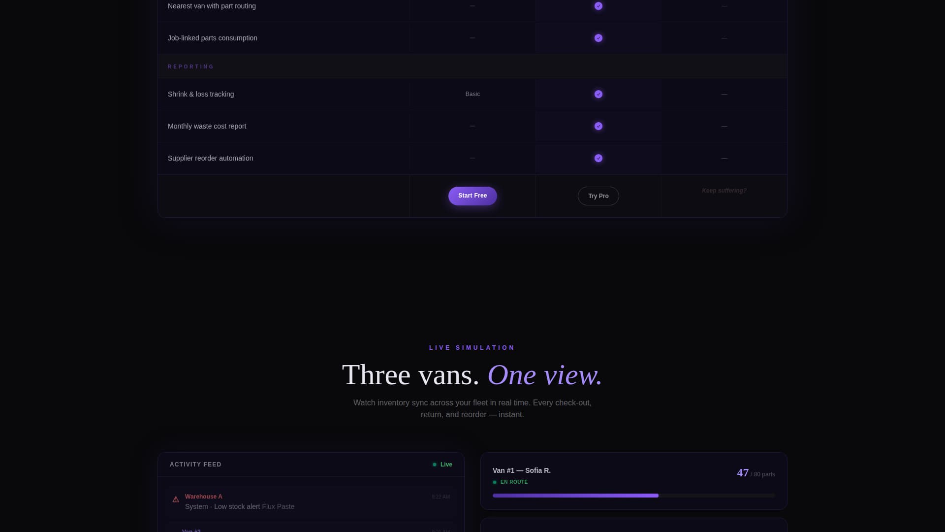 Store — Inventory Management Landing Page Template