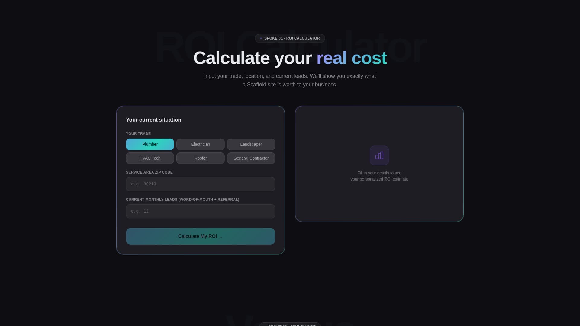 Build — Pro Tradework Landing Page Template