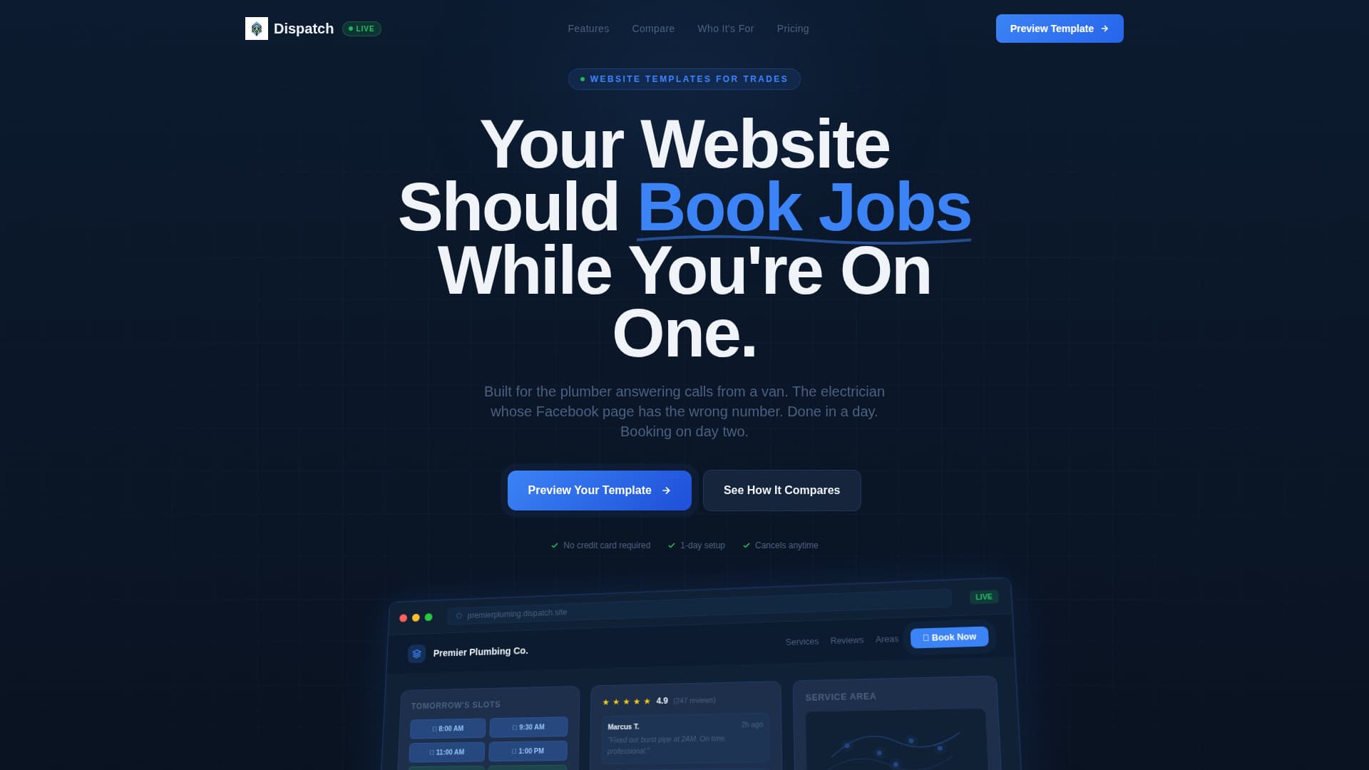 Serve — Maintenance Services Landing Page Template