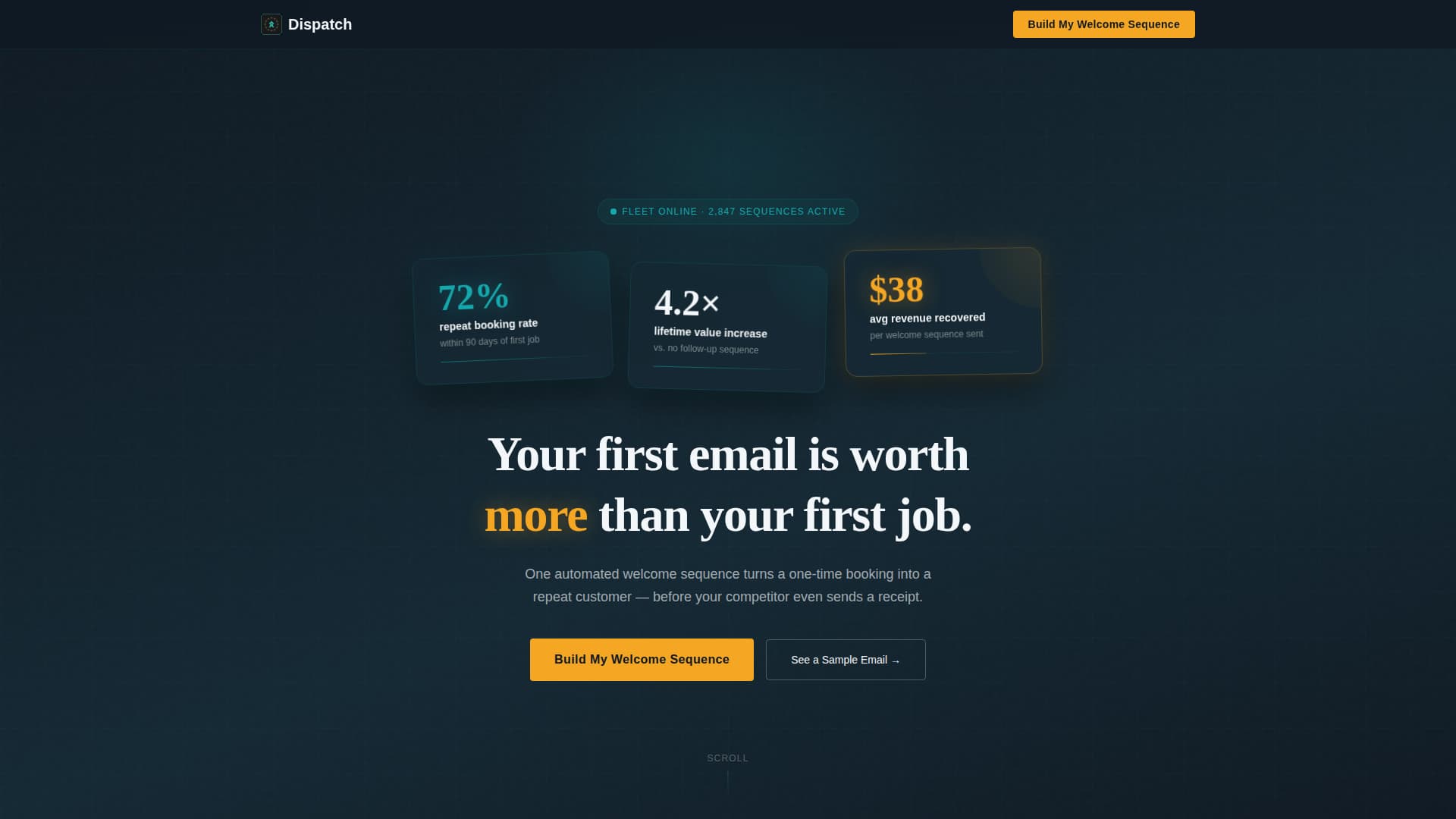 Swift — Service Dispatch Landing Page Template