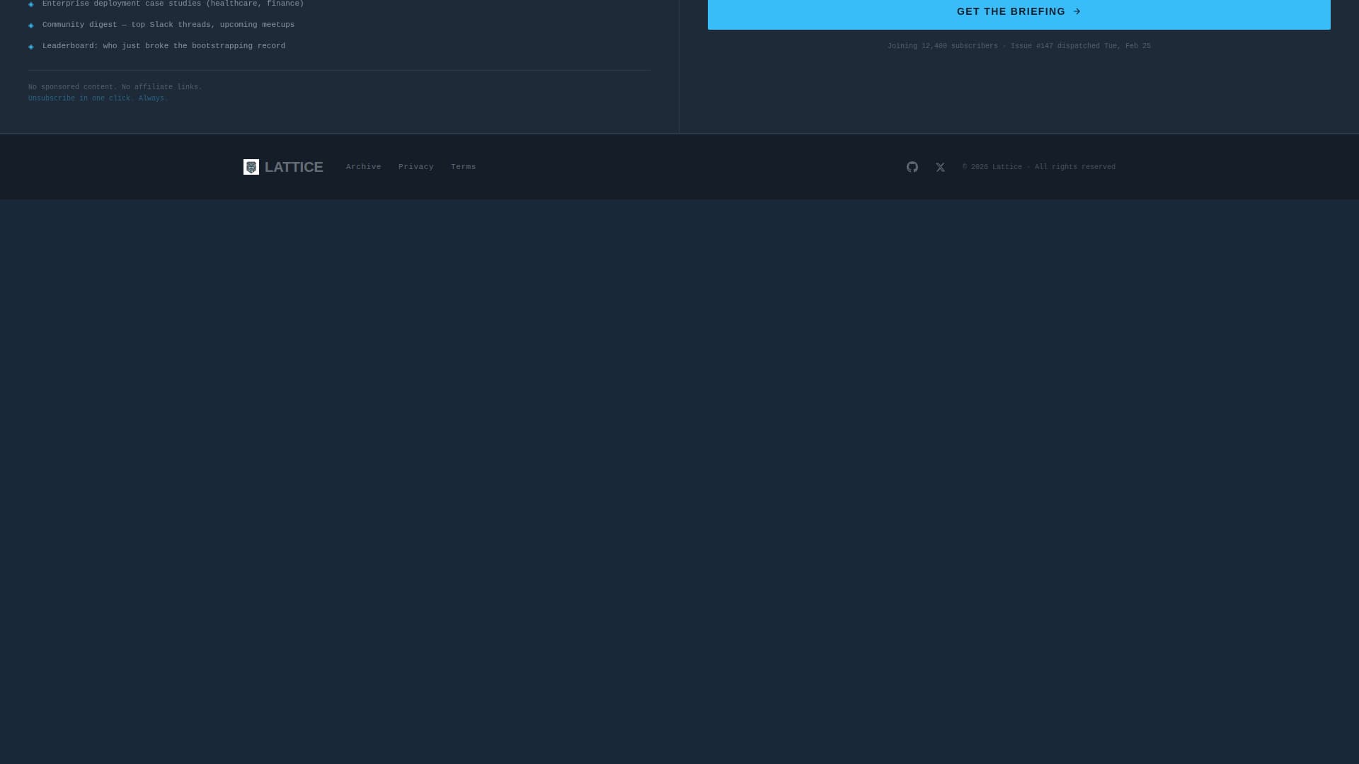 Lattice - Encrypted Cryptography Landing Page Template