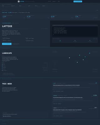 Lattice - Encrypted Cryptography Landing Page Template