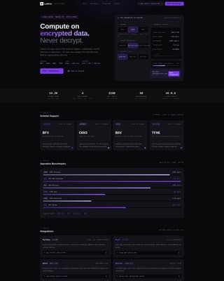 Lattice - Powerful Encryption Landing Page Template