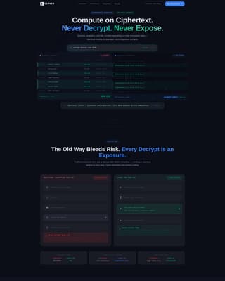 Cipher - Secure Encryption Landing Page Template