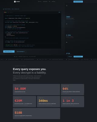 Secure — Vault Encryption Landing Page Template