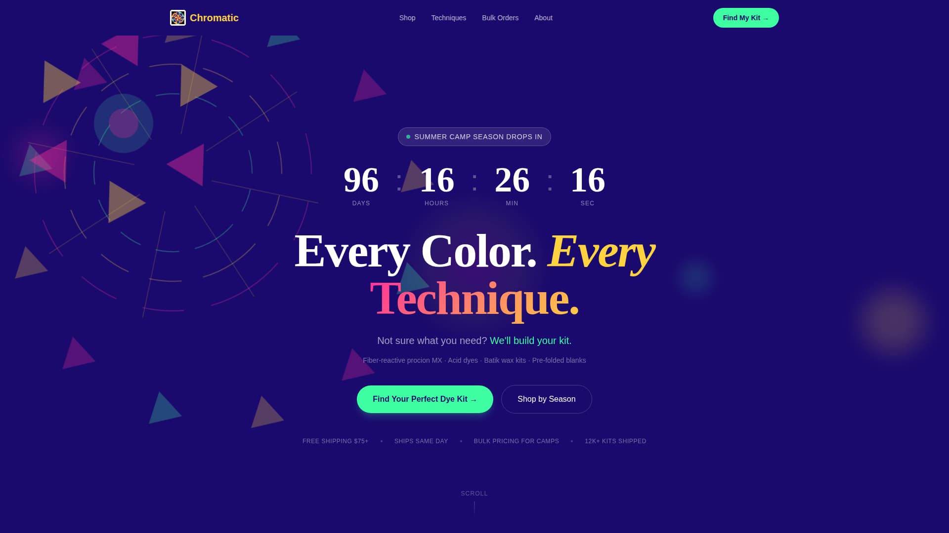 Hobby & Passion Supplies Professional Website Template