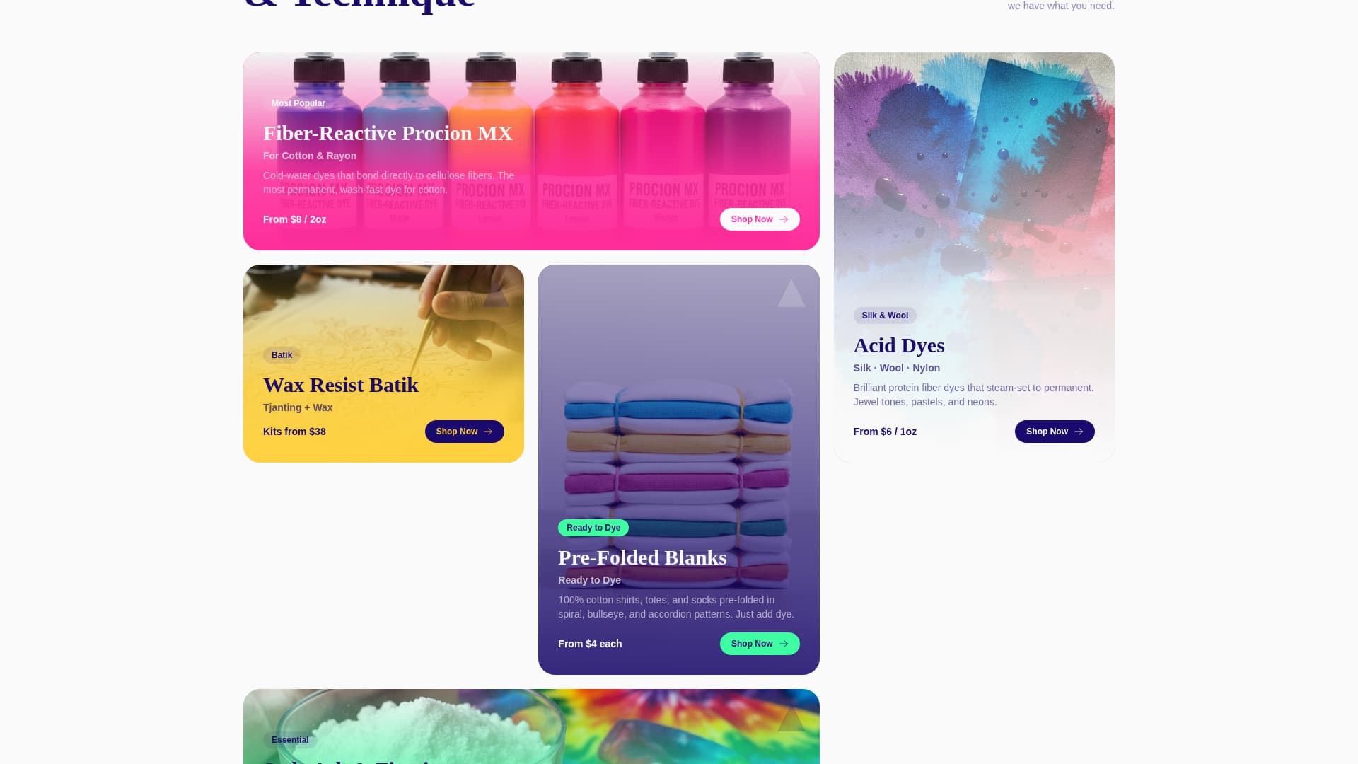 Hobby & Passion Supplies Professional Website Template