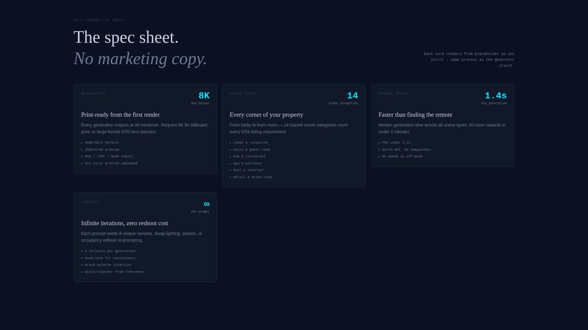 Visora - Precision Hospitality Landing Page Template