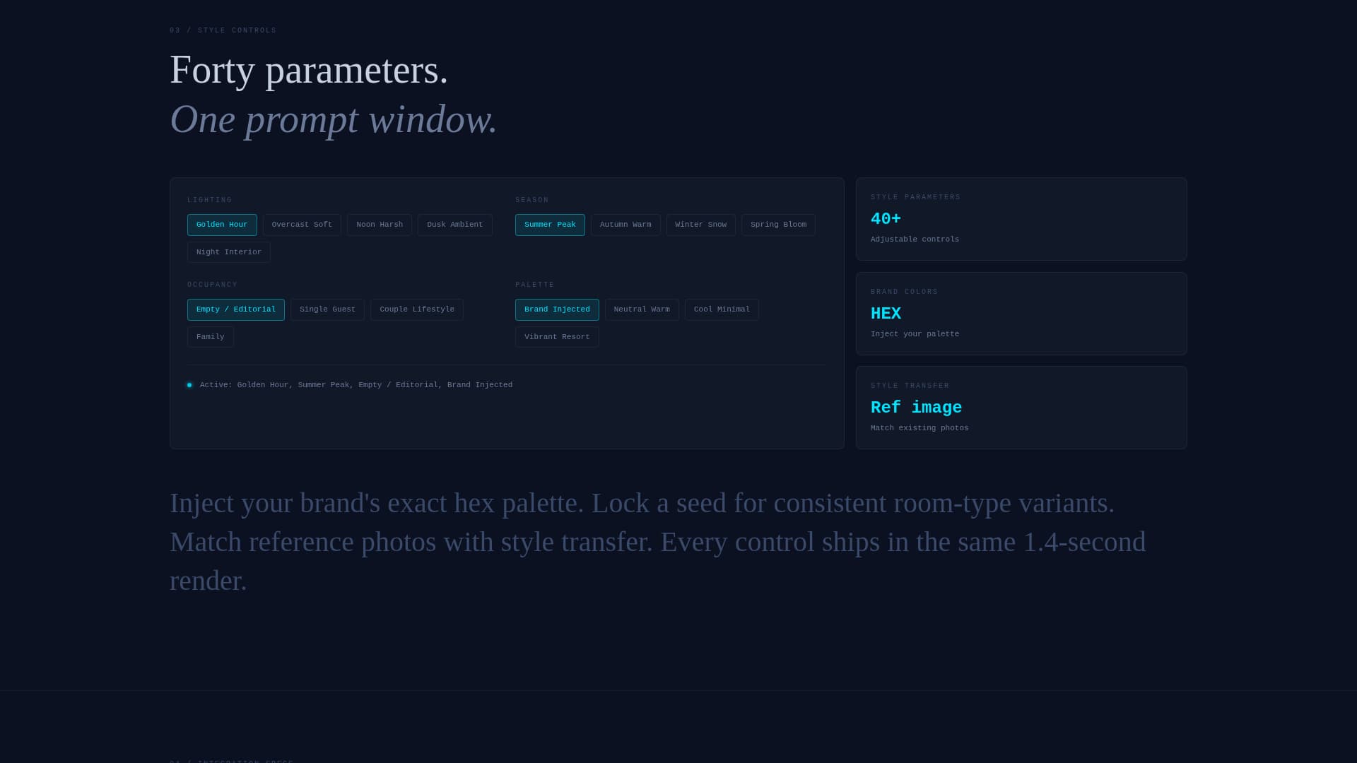 Visora - Precision Hospitality Landing Page Template