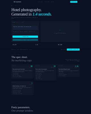 Visora - Precision Hospitality Landing Page Template