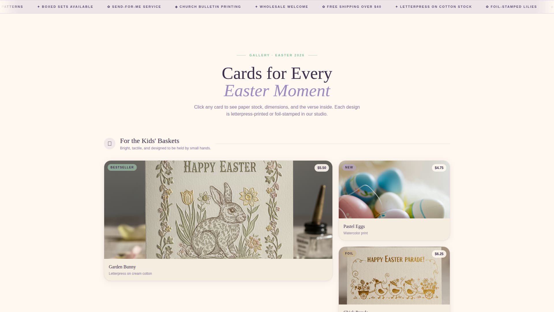 Easter Business Professional Website Template