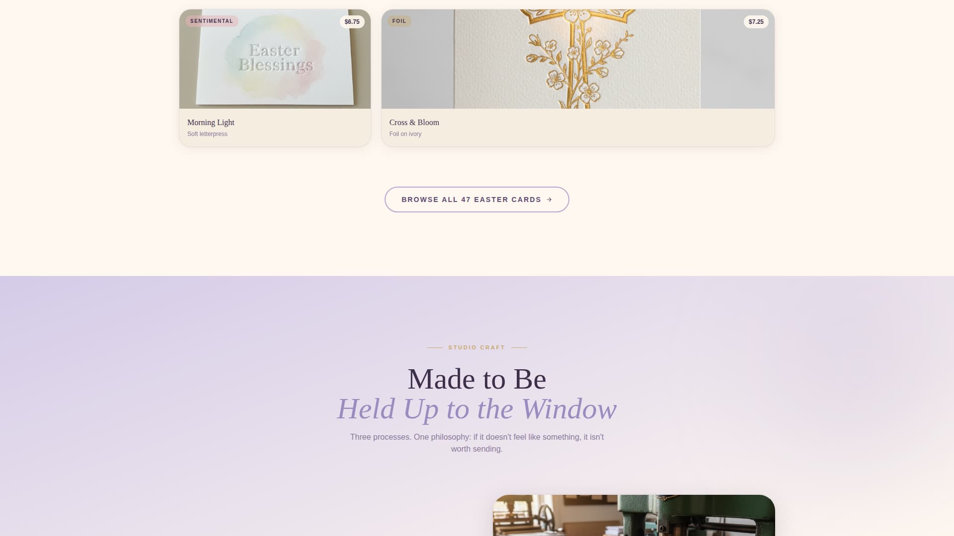 Easter Business Professional Website Template