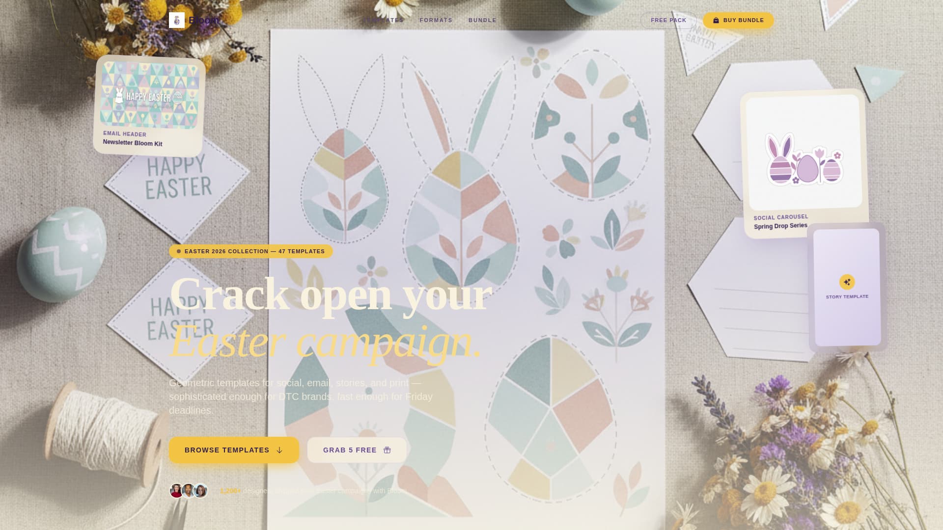 Easter Business Reviews Website Template