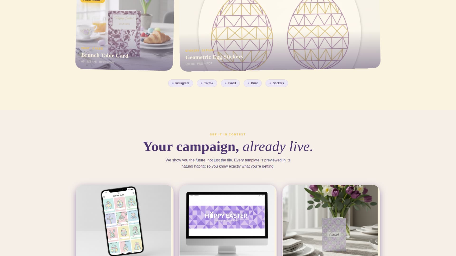 Easter Business Reviews Website Template