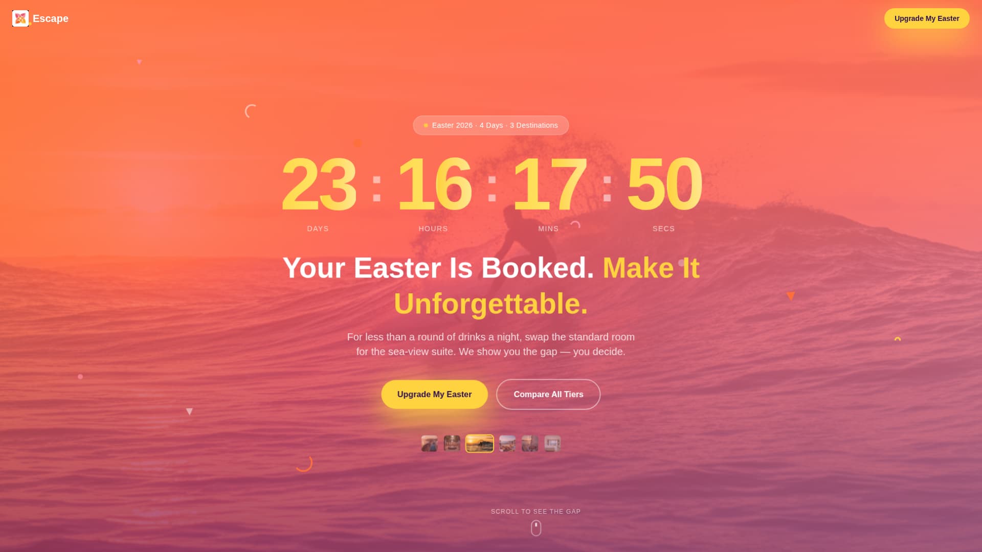 Escape - Irresistible Easter Landing Page Template