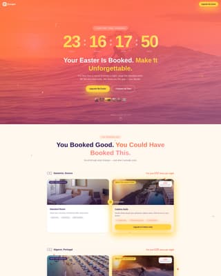 Easter Business Pricing Website Template
