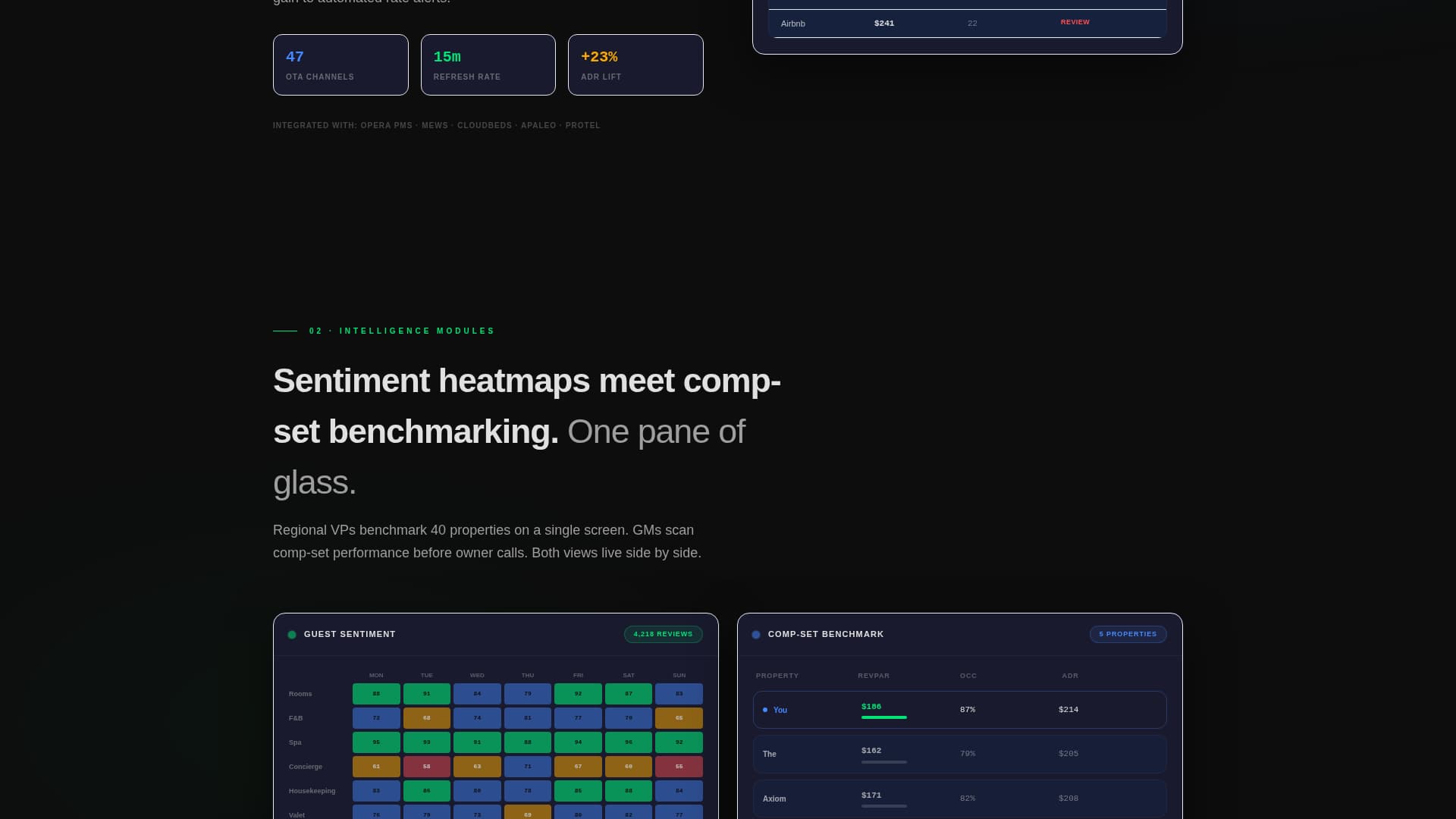 Rooms — Dynamic Hospitality Landing Page Template