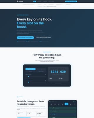 Schedule - Powerful Hospitality Landing Page Template