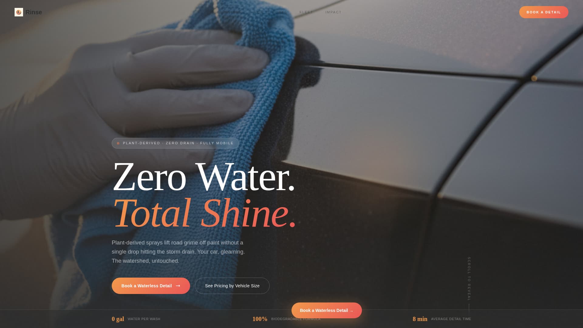 Eco-Friendly Business Specialist Booking Website Template