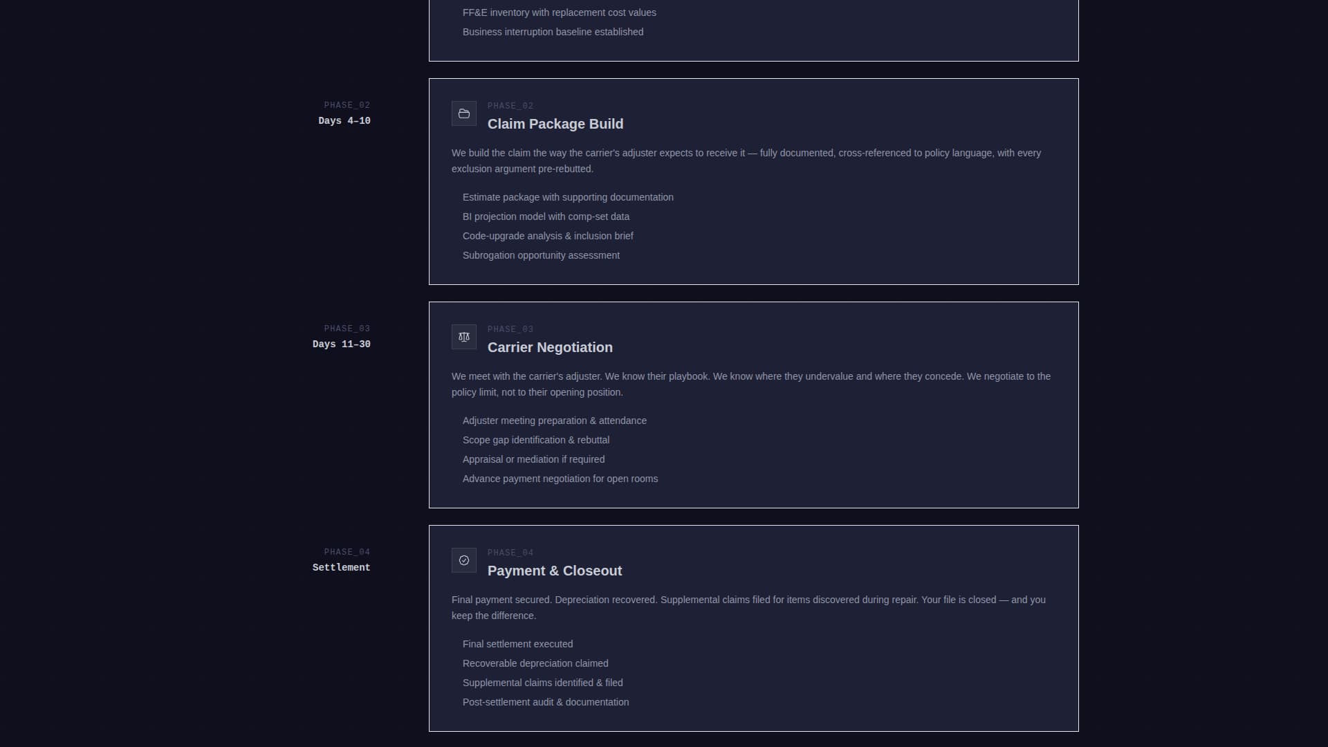 Adjuster - Powerful Hospitality Landing Page Template