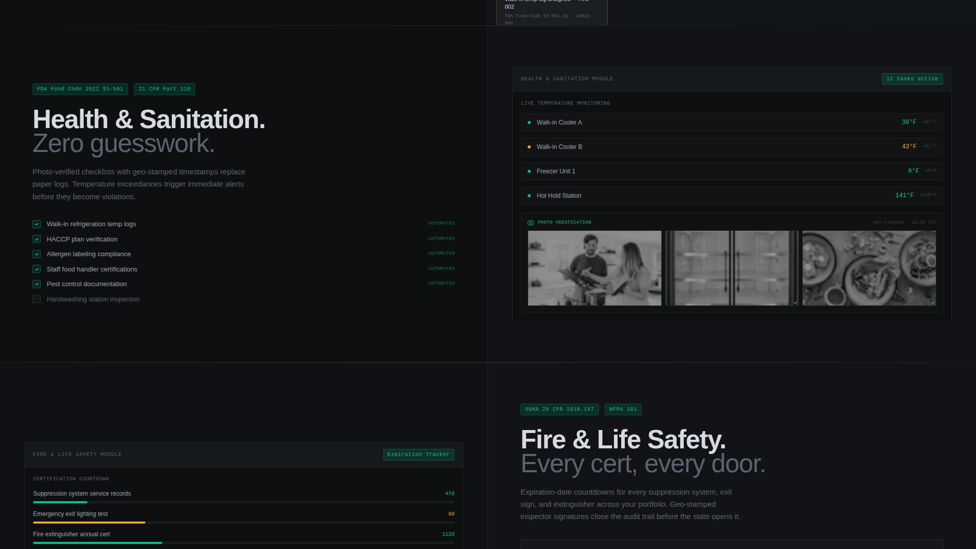 Comply - Powerful Hospitality Compliance Landing Page Template