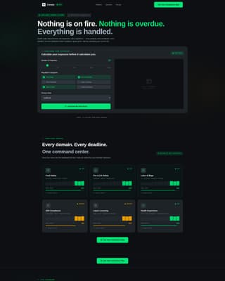 Verify — Hotel Compliance Landing Page Template