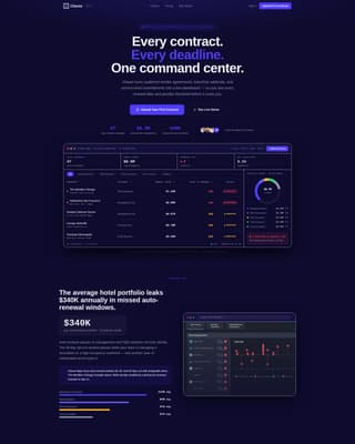 Clause - Powerful Hospitality Landing Page Template