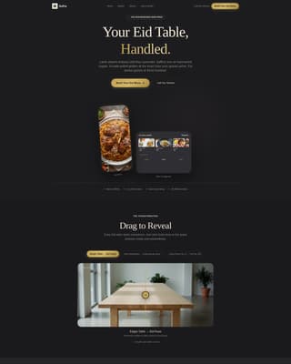 Eid Business Pricing Website Template