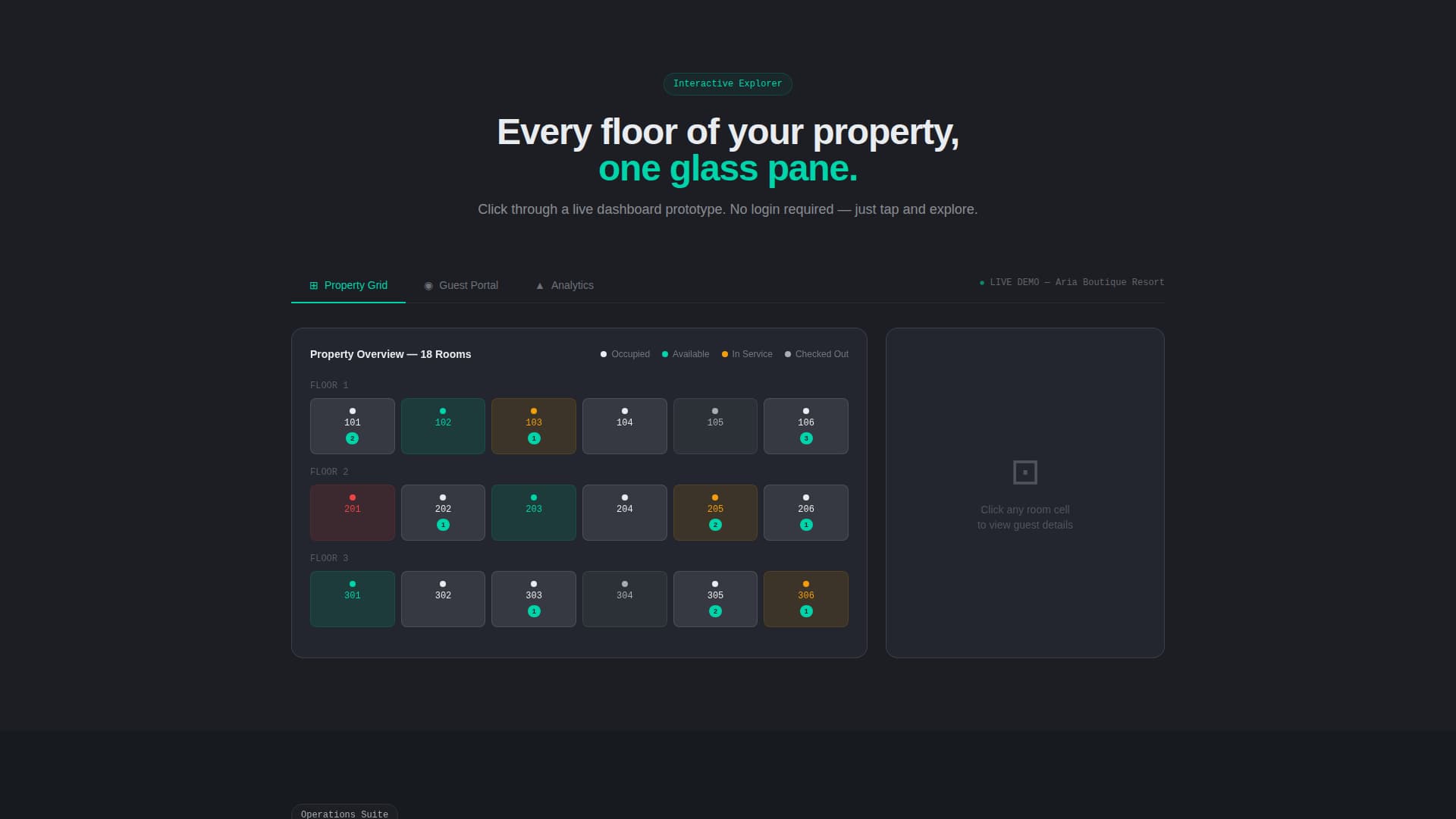Portal - Seamless Hospitality Landing Page Template
