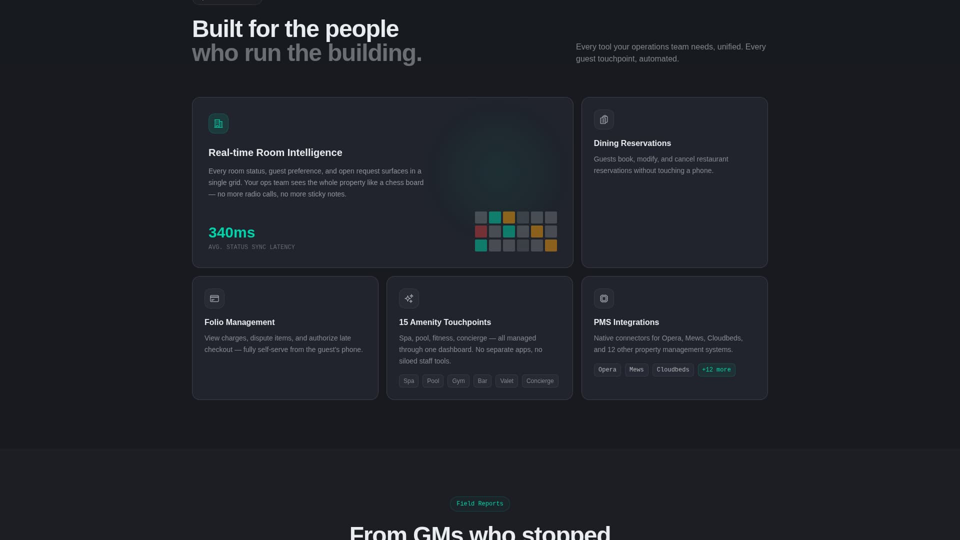 Portal - Seamless Hospitality Landing Page Template